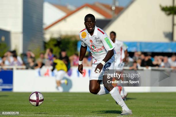 Jonathan AYITE - - Caen / Brest - Match amical ,