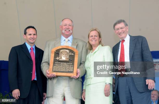President of the Baseball Hall of Fame Jeff Idelson, 2008 inductee Rich "Goose" Gossage, Chairman of the National Baseball Hall of Fame and Museum...