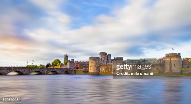view of limerick city, ireland - county limerick stock pictures, royalty-free photos & images