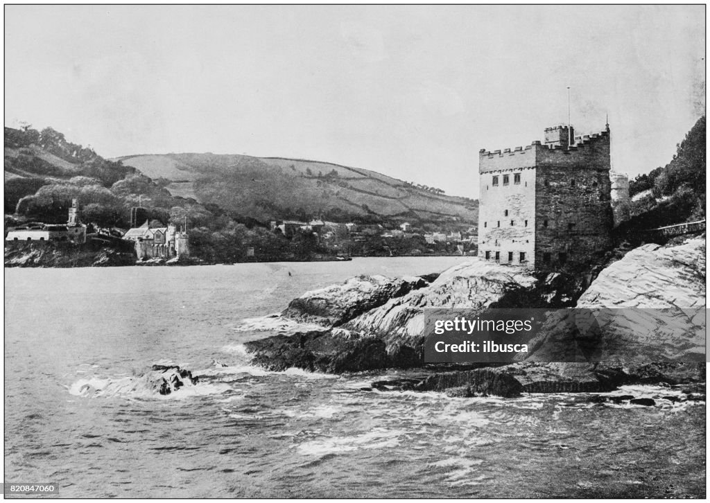 Antique photograph of seaside towns of Great Britain and Ireland: Dartmouth