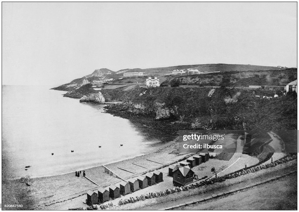 Antique photograph of seaside towns of Great Britain and Ireland: Howth