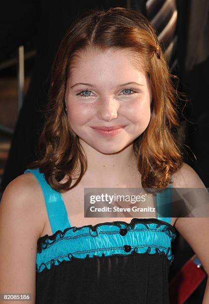 Sammi Hanratty arrives at theWorld Premiere of "Swing Vote" at the El Capitan Theatre on July 24, 2008 in Hollywood, California.