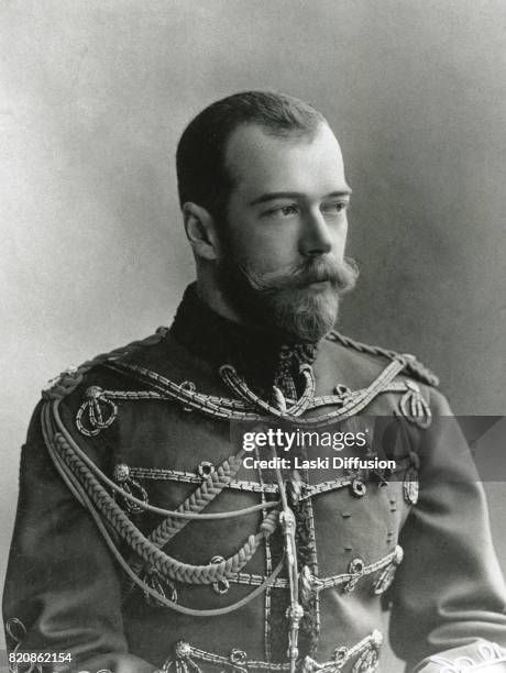 Circa 1900: Tsar Nicholas II Romanov. Russia, circa 1900.