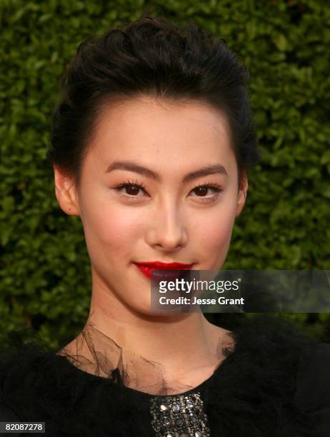 Actress Isabella Leong arrives at the American premiere of "The Mummy: Tomb Of The Dragon Emperor at the Gibson Amphitheatre on July 26, 2008 in...