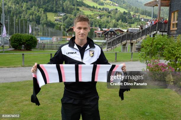 New player Murawski Radoslaw of US Citta di Palermo poses before the Pre-Season Friendly match bewteen US Citta di Palermo and ND Ilirija at Sport...