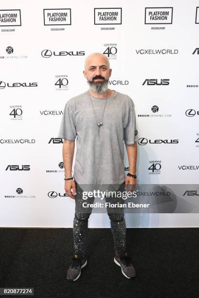 Zafer Demirkol attends the 3D Fashion Presented By Lexus/Voxelworld show during Platform Fashion July 2017 at Areal Boehler on July 22, 2017 in...