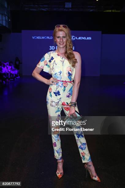 Veit Alex attends the 3D Fashion Presented By Lexus/Voxelworld show during Platform Fashion July 2017 at Areal Boehler on July 22, 2017 in...