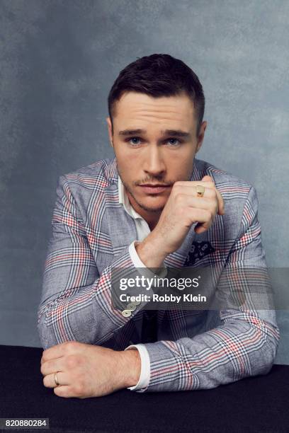 Actor Sam Underwood from AMC's "Fear of the Walking Dead" poses for a portrait during Comic-Con 2017 at Hard Rock Hotel San Diego on July 20, 2017 in...