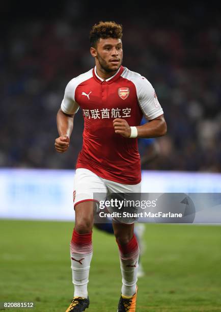 Alex Oxlade-Chamberlain of Arsenal during the pre season friendly between Arsenal and Chelsea at the Birds Nest on July 22, 2017 in Beijing, .