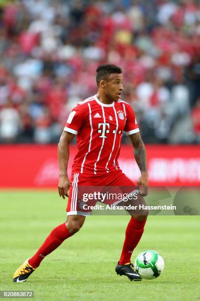 Corentin Tolisso of Muenchen runs with the ball during the International Champions Cup Shenzen 2017 match between Bayern Muenchen and AC Milan at on...