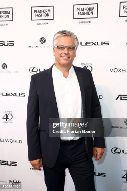 Michael Medweth attends the 3D Fashion Presented By Lexus/Voxelworld show during Platform Fashion July 2017 at Areal Boehler on July 22, 2017 in...