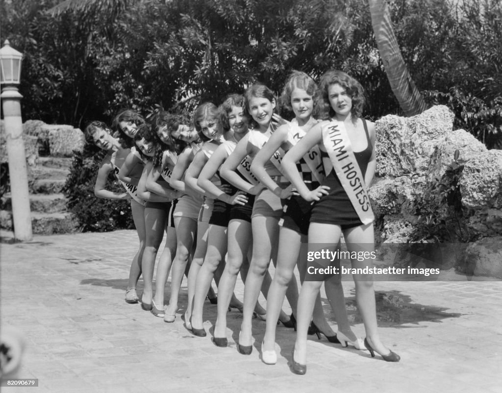 Miss Florida beauty pageant, Photograph, America, Around 1930