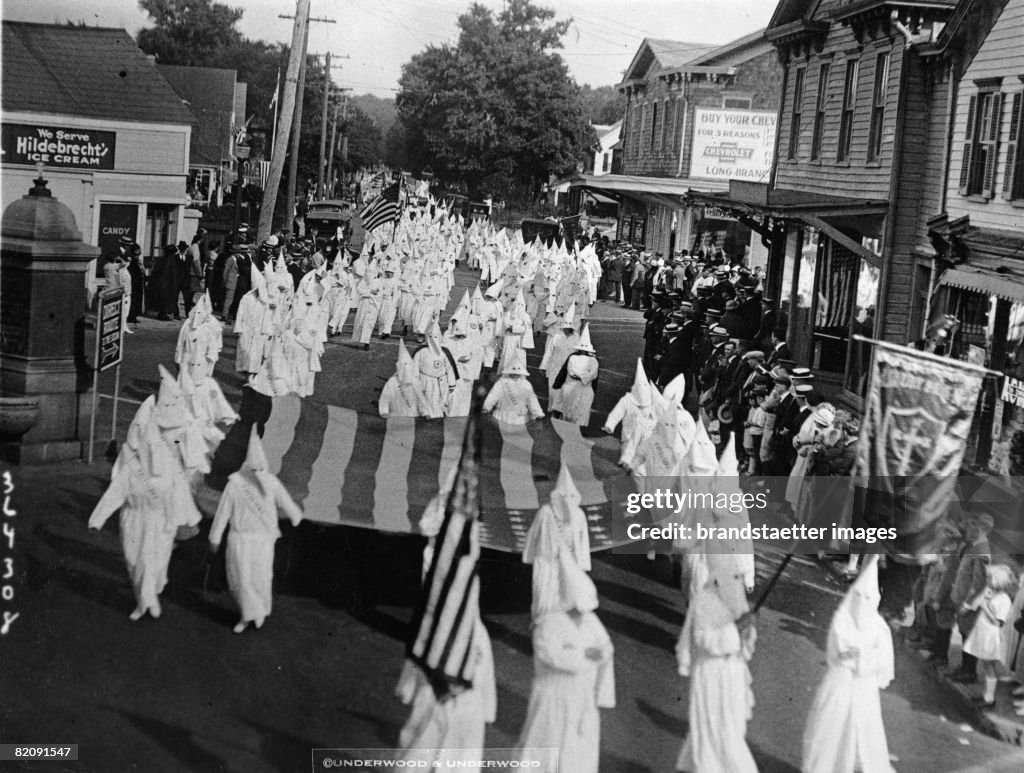 Rally of the Ku Klux Klan in Long Branch, New Jersey, Photograph, April 7th 1924