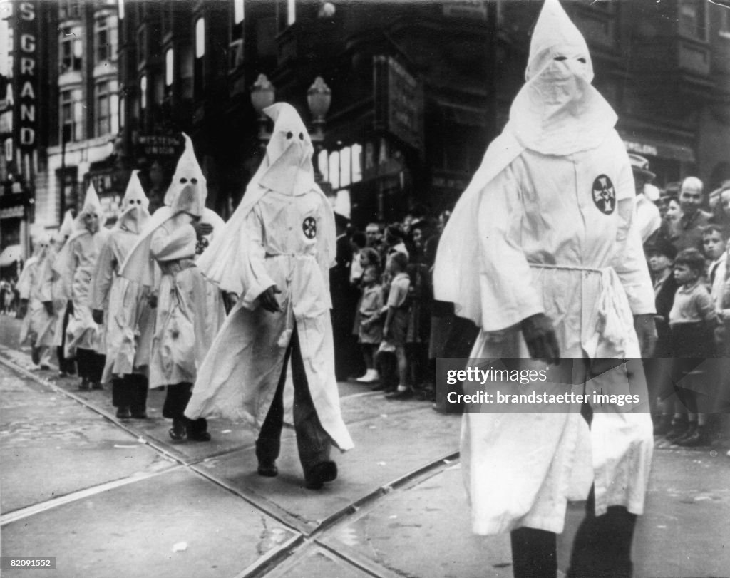 Ralley of the Ku Klux Klan in Atlanta, Georgia, Photogaphy, May 5th 1939