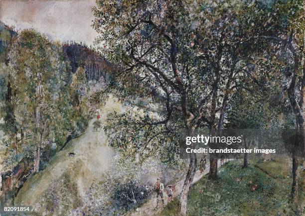 Apple Trees in Goisern Watercolour, Gallery of the Residence, Salzburg RG Inv Residence Gallery, Salzburg, Austria [Apfelb?ume in Goisern Aquarell,...