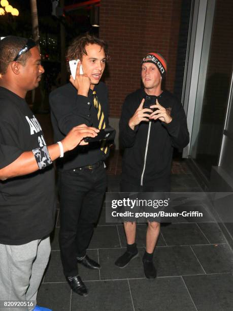 Frank Dillane is seen on July 21, 2017 in San Diego, California.