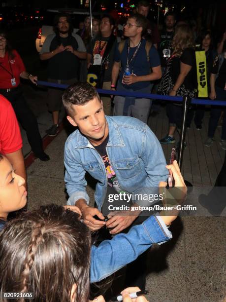 Charlie Carver is seen on July 21, 2017 in San Diego, California.