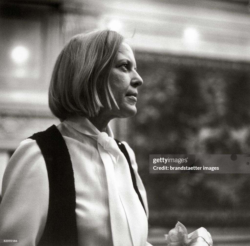 Ingeborg Bachmann, Austrian author, Photograph, 1972