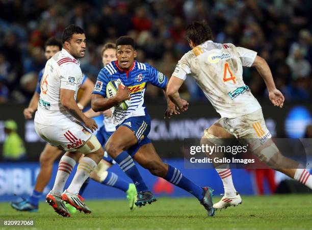 Damian Willemse of the Stormers during the Super Rugby Quarter final between DHL Stormers and Chiefs at DHL Newlands on July 22, 2017 in Cape Town,...