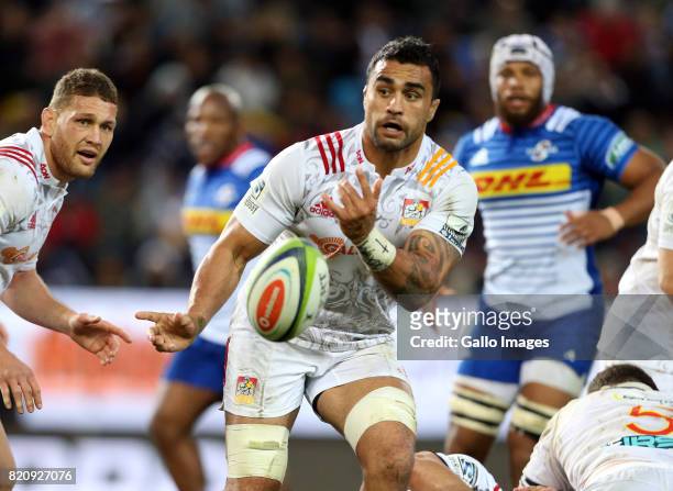 Liam Messam of Chiefs during the Super Rugby Quarter final between DHL Stormers and Chiefs at DHL Newlands on July 22, 2017 in Cape Town, South...