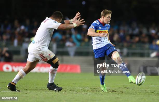 Marais of the Stormers during the Super Rugby Quarter final between DHL Stormers and Chiefs at DHL Newlands on July 22, 2017 in Cape Town, South...