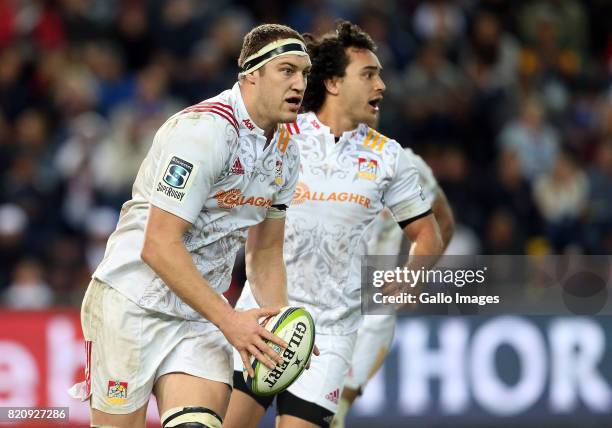 Brodie Retallic of Chiefs during the Super Rugby Quarter final between DHL Stormers and Chiefs at DHL Newlands on July 22, 2017 in Cape Town, South...
