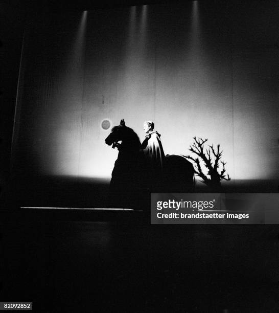 Oskar Werner in "Becket or The Honor of God" by Jean Anouih, Burgtheater, Vienna, Photography, 1960 [Oskar Werner in "Becket oder Die Ehre Gottes"...