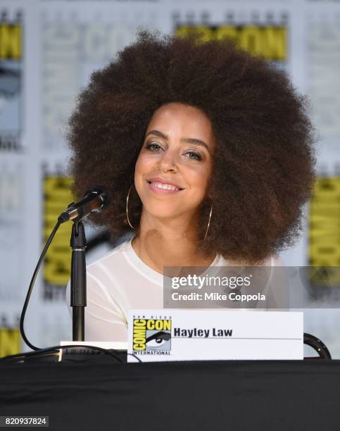 Hayley Law attends "Riverdale" special video presentation and Q+A during Comic-Con International 2017 at San Diego Convention Center on July 22, 2017...