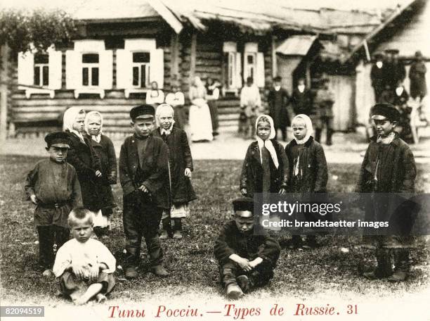 Russian Typs, Children, Photograph, Around 1900 [Russische Typen, Kinder, Photographie, Um 1900]