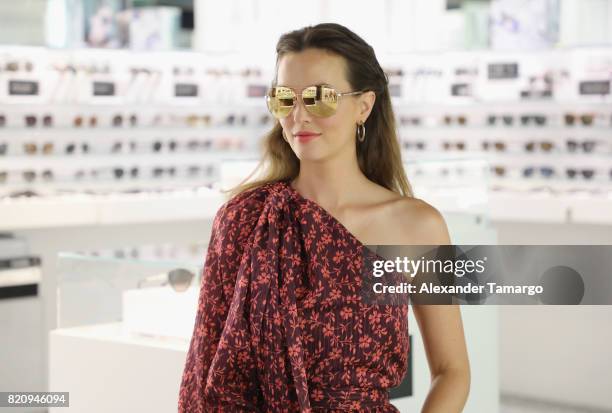 Leighton Meester attends Sunglass Hut MADE FOR SUMMER during SWIMMIAMI on July 22, 2017 in Miami, Florida.