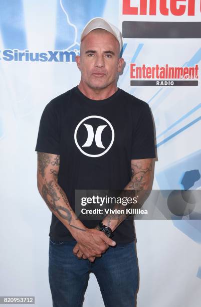 Dominic Purcell attends SiriusXM's Entertainment Weekly Radio Channel Broadcasts From Comic Con 2017 at Hard Rock Hotel San Diego on July 22, 2017 in...