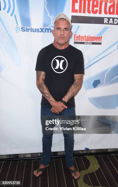 Dominic Purcell attends SiriusXM's Entertainment Weekly Radio Channel Broadcasts From Comic Con 2017 at Hard Rock Hotel San Diego on July 22, 2017 in...