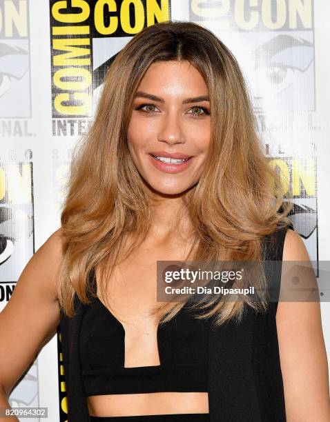 Actor Juliana Harkavy at the "Arrow" Press Line during Comic-Con International 2017 at Hilton Bayfront on July 22, 2017 in San Diego, California.
