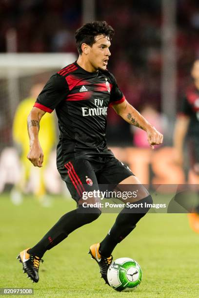 Milan Defender Gustavo Gomez in action during the 2017 International Champions Cup China match between FC Bayern and AC Milan at Universiade Sports...