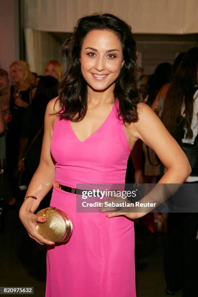 Nina Moghaddam attends the Unique after party during Platform Fashion July 2017 at Areal Boehler on July 22, 2017 in Duesseldorf, Germany.