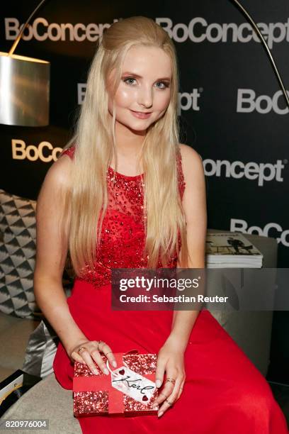 Anna Hilstrop attends the Unique after party during Platform Fashion July 2017 at Areal Boehler on July 22, 2017 in Duesseldorf, Germany.