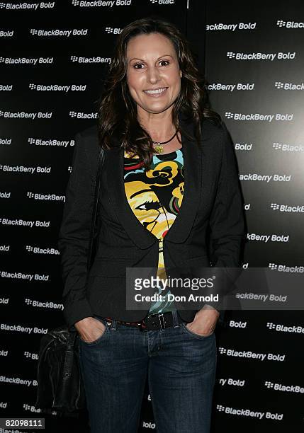 Renea Brack attends the official launch party for the BlackBerry Bold Smartphone at the Oxford Art Factory on July 29, 2008 in Sydney, Australia.