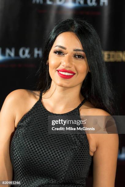 Rahma Riad attends the International Sci-Fi Series "Medinah" premiere and red carpet reception at Comic-Con International 2017 at The Manchester...