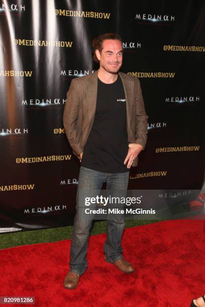 Rob Pomfret attends the International Sci-Fi Series "Medinah" premiere and red carpet reception at Comic-Con International 2017 at The Manchester...