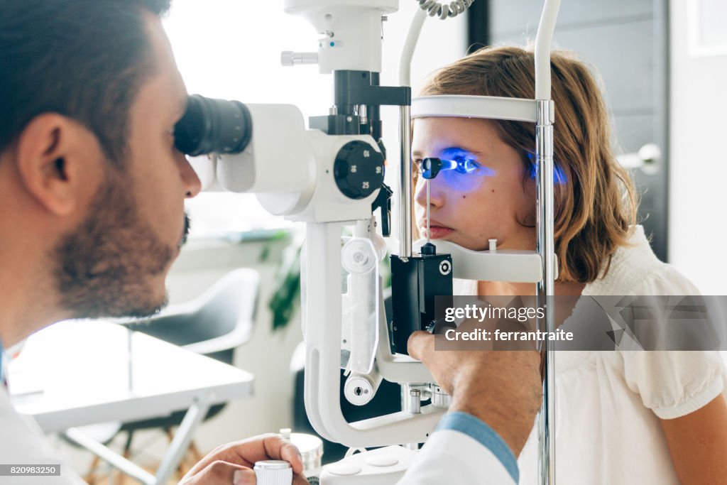 Visual Check Up Eye Check Up High-Res Stock Photo - Getty Images