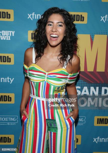 Actor Stephanie Beatriz on the #IMDboat at San Diego Comic-Con 2017 at The IMDb Yacht on July 22, 2017 in San Diego, California.