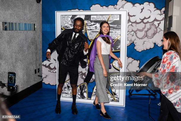 Samsung Social Photo Booth in the EW Studio at San Diego Comic Con on July 20, 2017 in San Diego, California.