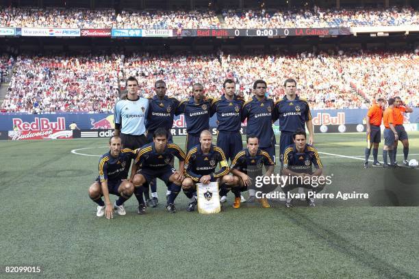 Los Angeles Galaxy team portrait before game vs New York Red Bulls. East Rutherford, NJ 7/19/2008 CREDIT: Ivan Pierre Aguirre