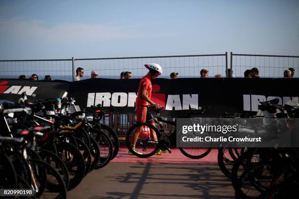 Previews ahead of Ironman Nice on July 22, 2017 in Nice, France.