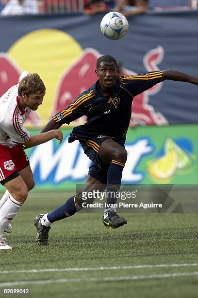 Los Angeles Galaxy Edson Buddle in action vs New York Red Bulls. East Rutherford, NJ 7/19/2008 CREDIT: Ivan Pierre Aguirre