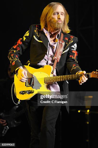 Guitarist/Vocalist Tom Petty performs on day two of the 2008 Pemberton Music Festival on July 26, 2008 in Pemberton, British Columbia, Canada.