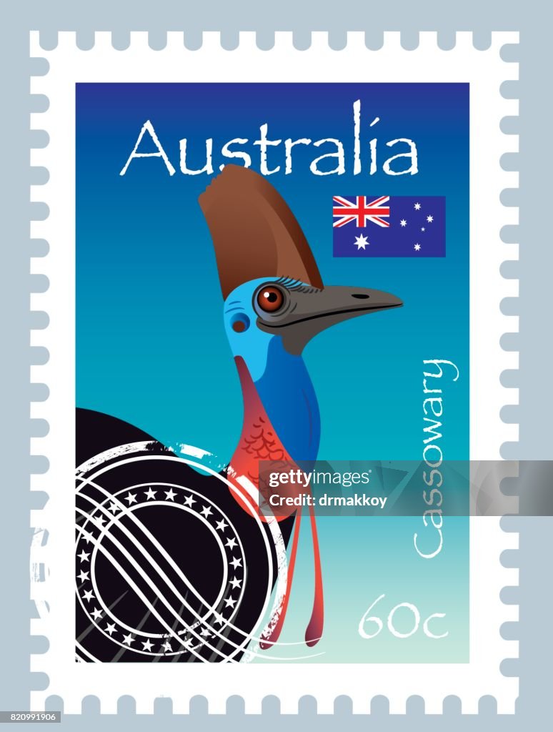 Cassowary - Australia Stamp