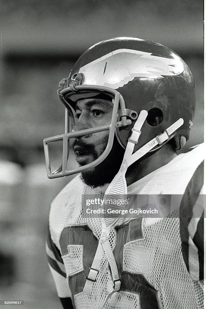 Tom Sullivan Rpm Running back Tom Sullivan of the Philadelphia Eagles looks on from ...