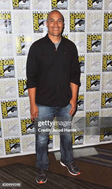 Actor Coby Bell at "The Gifted" Press Line during Comic-Con International 2017 at Hilton Bayfront on July 22, 2017 in San Diego, California.