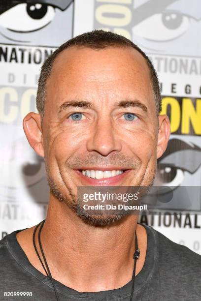Actor Tom Cavanagh at "The Flash" Press Line during Comic-Con International 2017 at Hilton Bayfront on July 22, 2017 in San Diego, California.